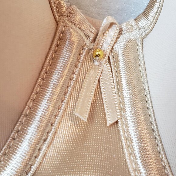 VANITY FAIR 75335 Damask Neutral Body Caress Full Coverage Convertible Bra 36DD - Picture 3 of 13